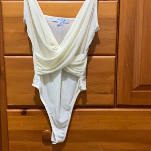Off white body suit